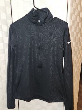 NIKE PRO Dri-Fit Womens Qaurterzip Pullover Sz L
